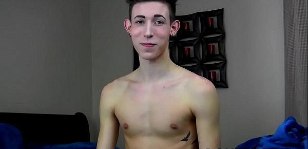  Horny twink Blake Mast gets to masturbate at home for real
